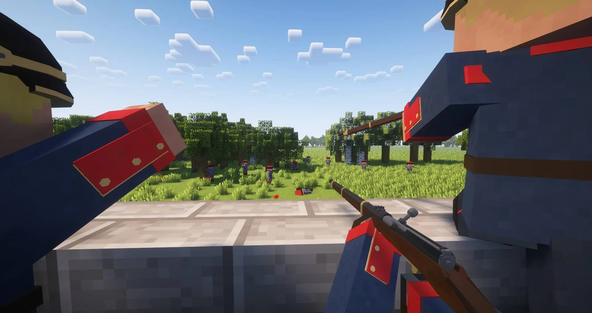 Call to Battle - Franco-Prussian War Addon — скриншот 1 (Моды, Minecraft)