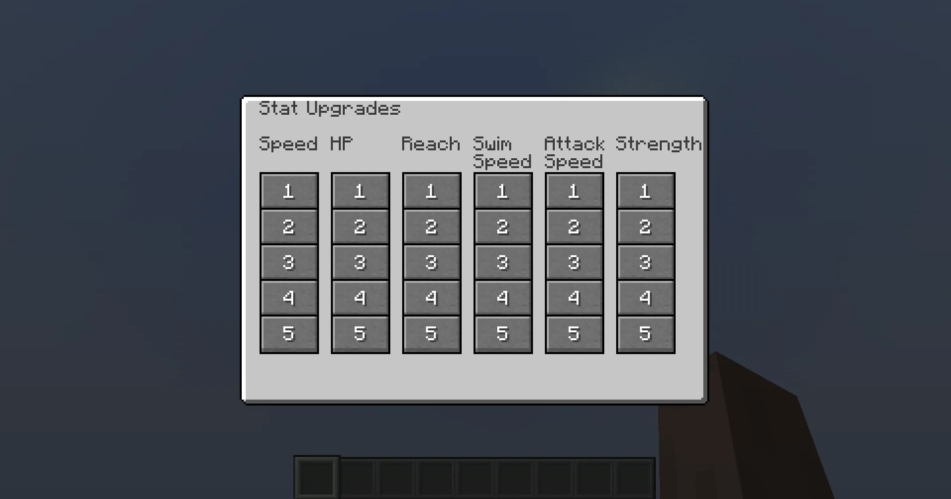 Upgradable Stats, Моды, Minecraft