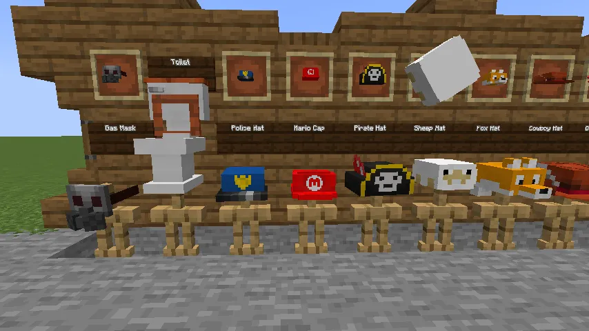Funny Hats -By Shadbie34 — скриншот 14 (Текстуры, Minecraft)