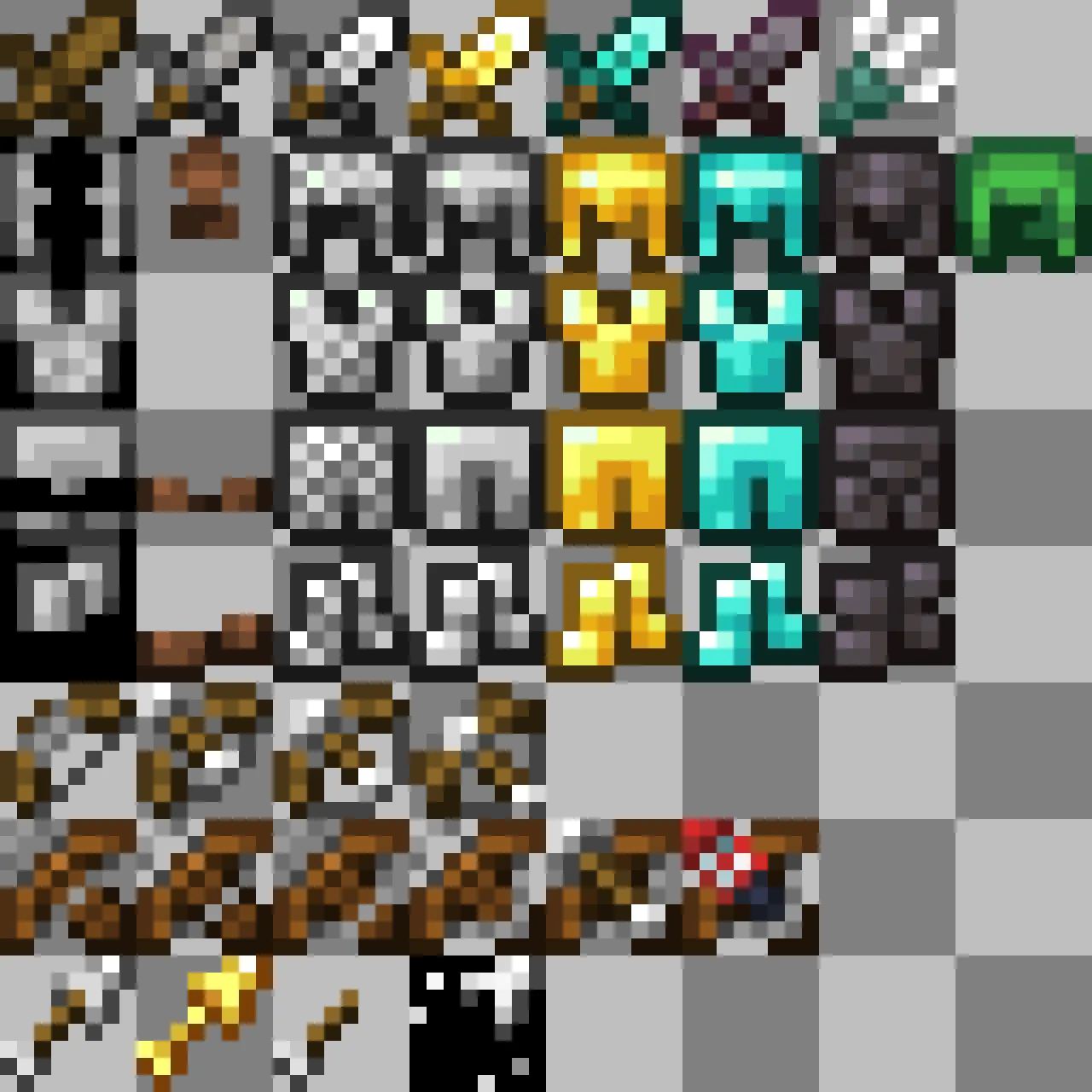 Vanilla Style Items 8x8 — скриншот 2 (Текстуры, Minecraft)