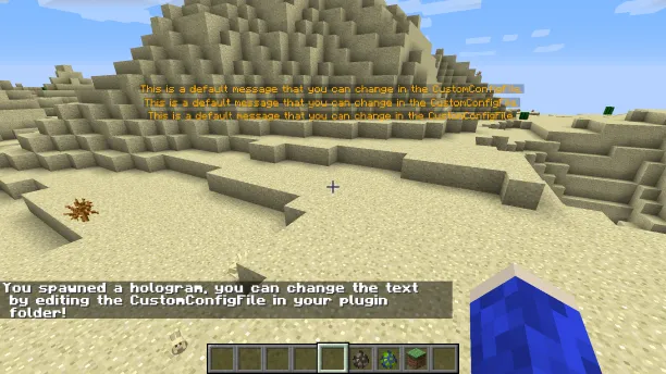 SimpleHologramMaker, Плагины, Minecraft