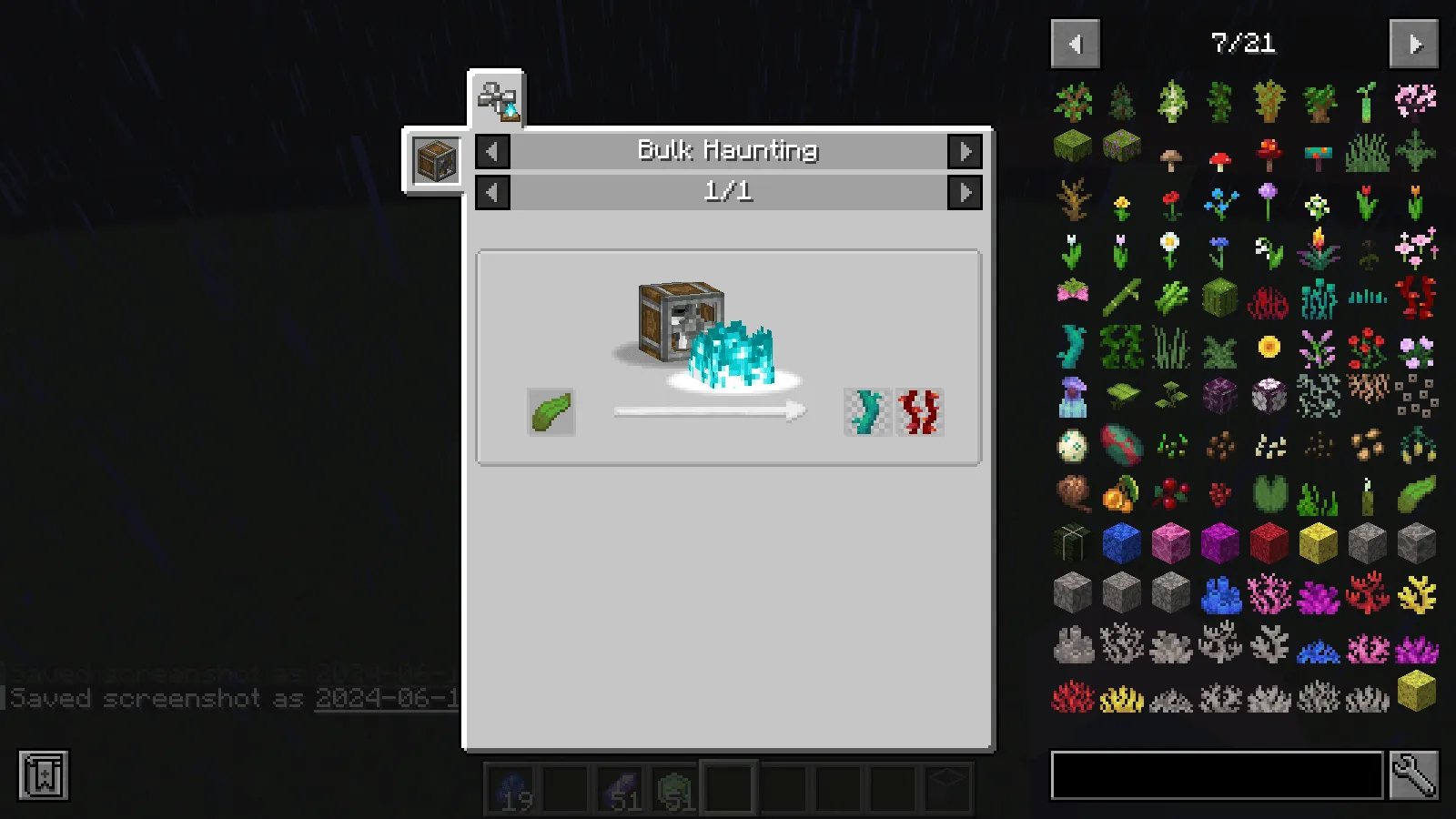 Create MMA, Моды, Minecraft