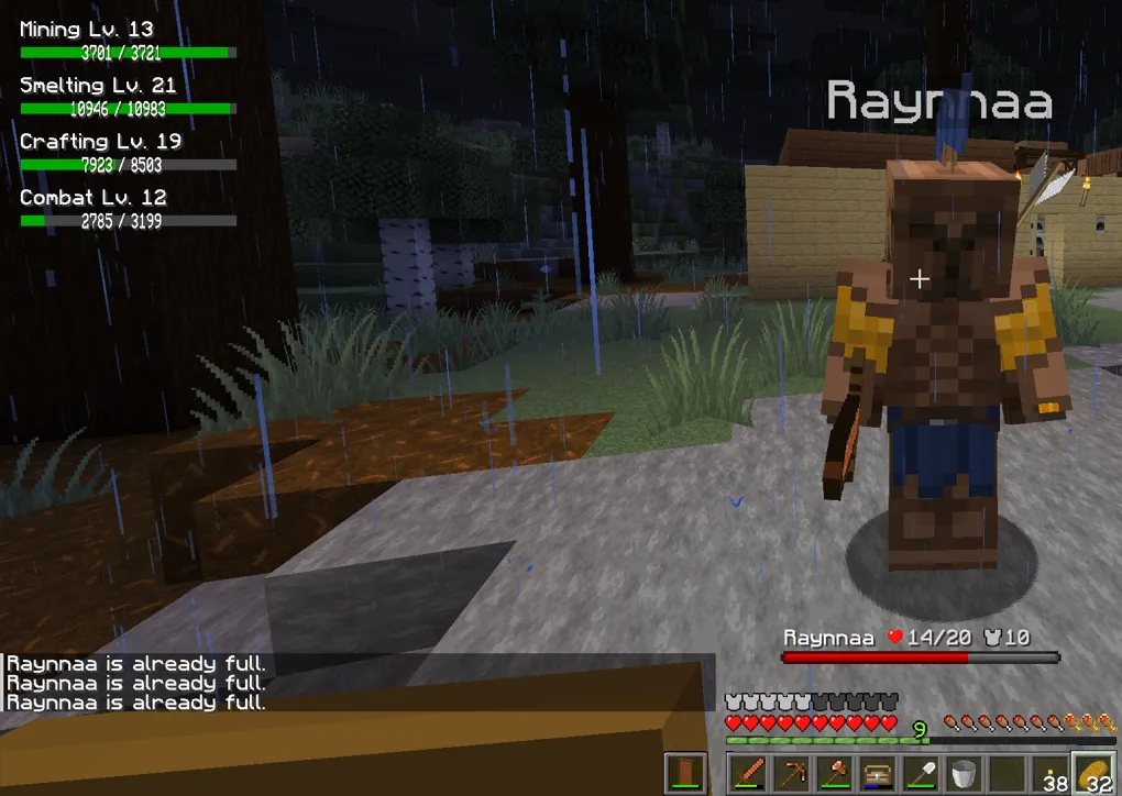 RaynnaRPG, Моды, Minecraft