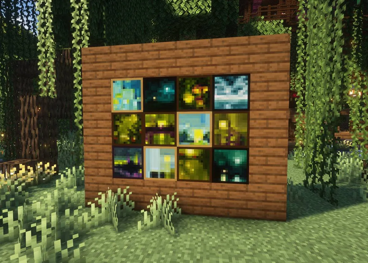 Landscape Paintings by Luiza Niechoda, Дата-паки, Minecraft