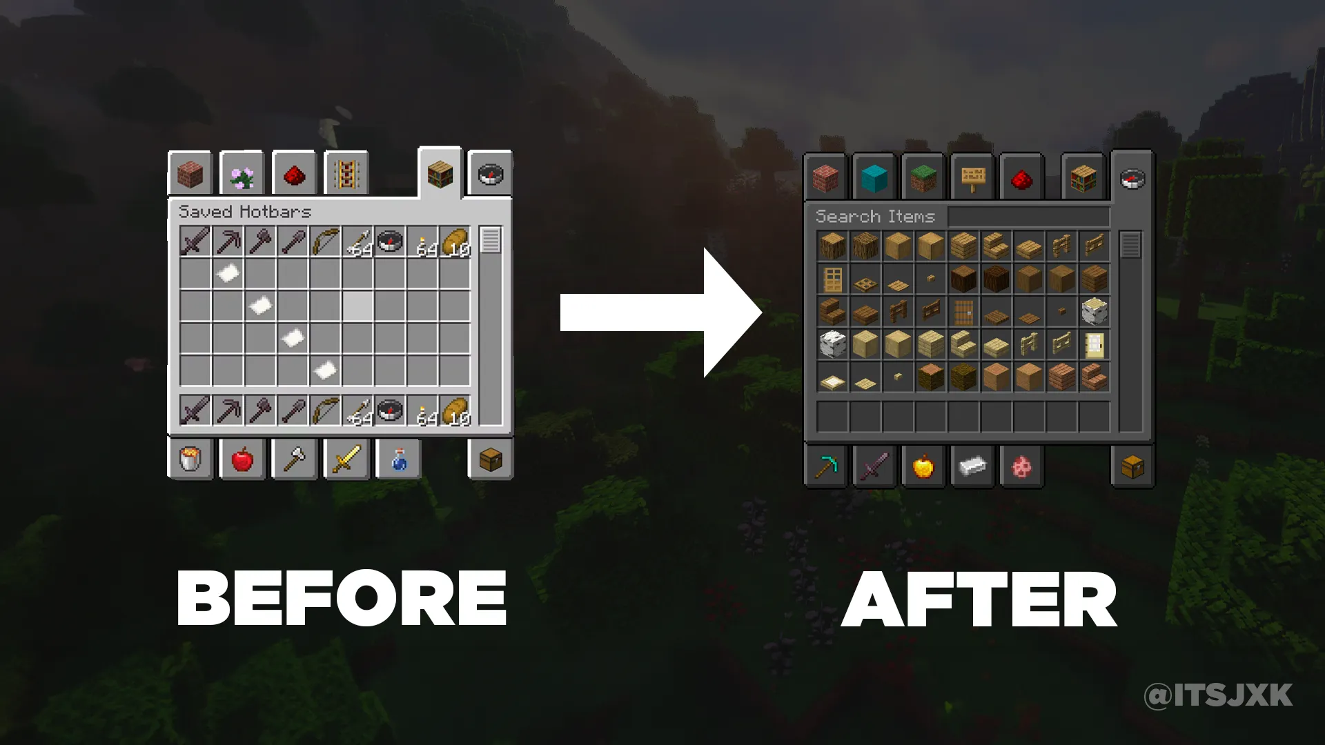 REAL DARK MODE, Текстуры, Minecraft