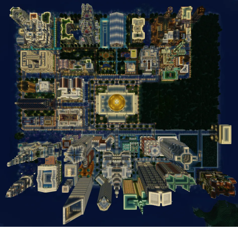 Radiant City Official, Карты, Minecraft