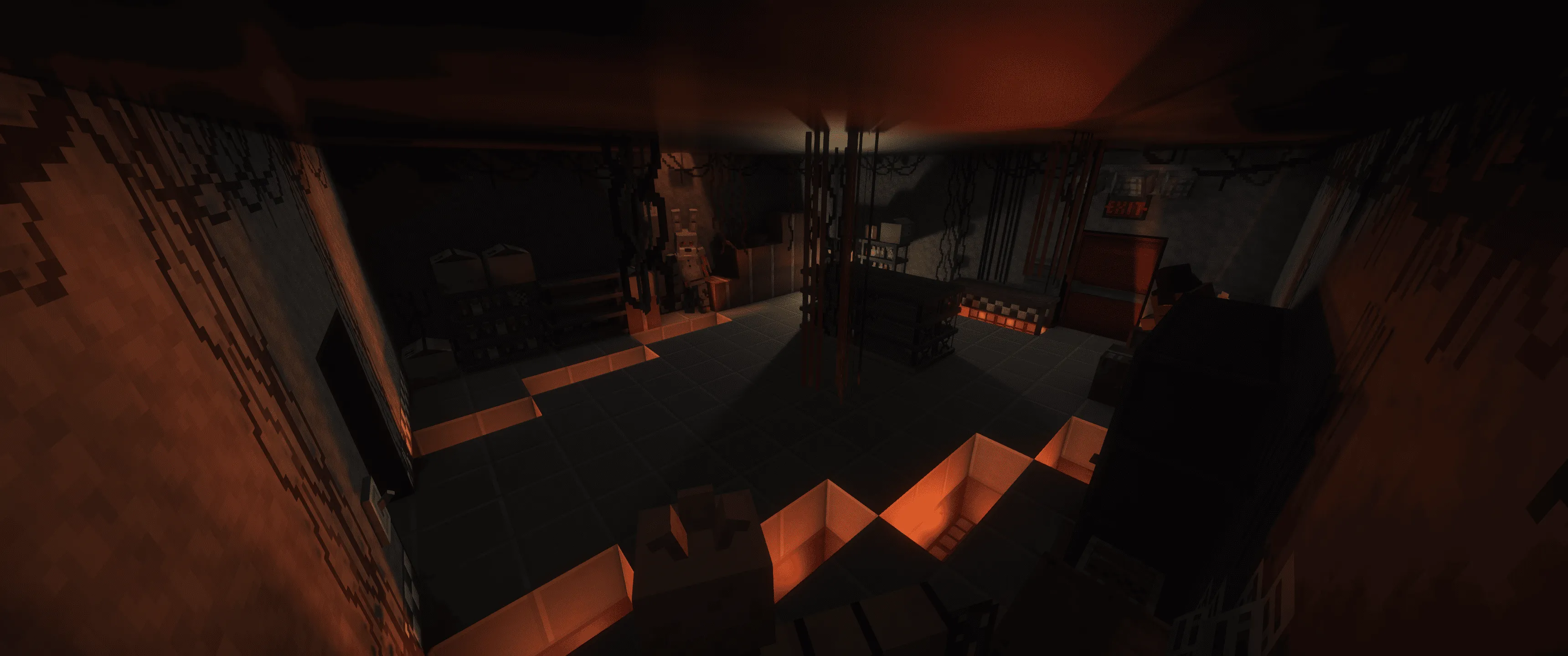 Five Nights at Pixels - The Facility — скриншот 8 (Модпаки, Minecraft)