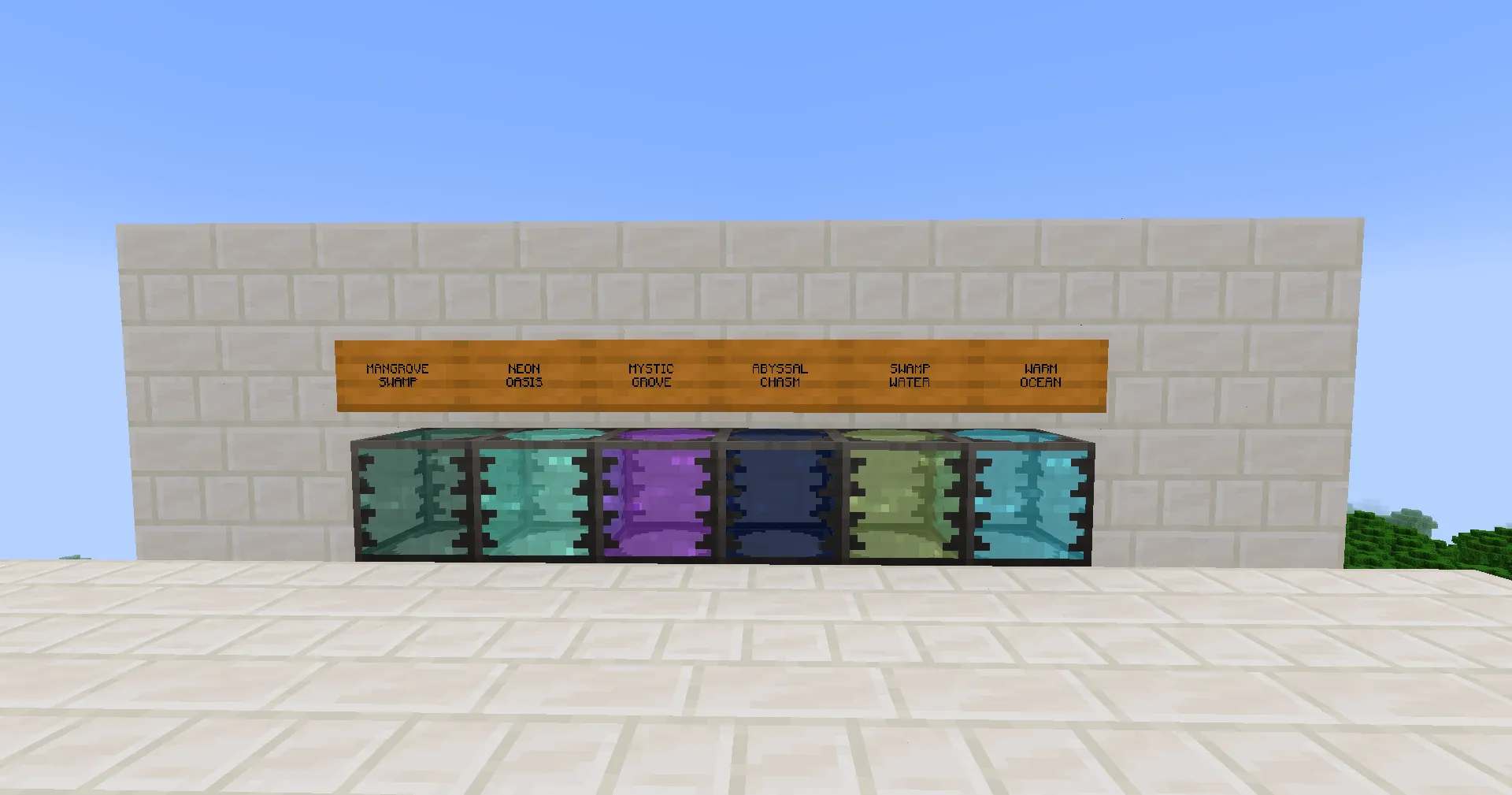 Builders Companion: Biome Waters — скриншот 1 (Моды, Minecraft)