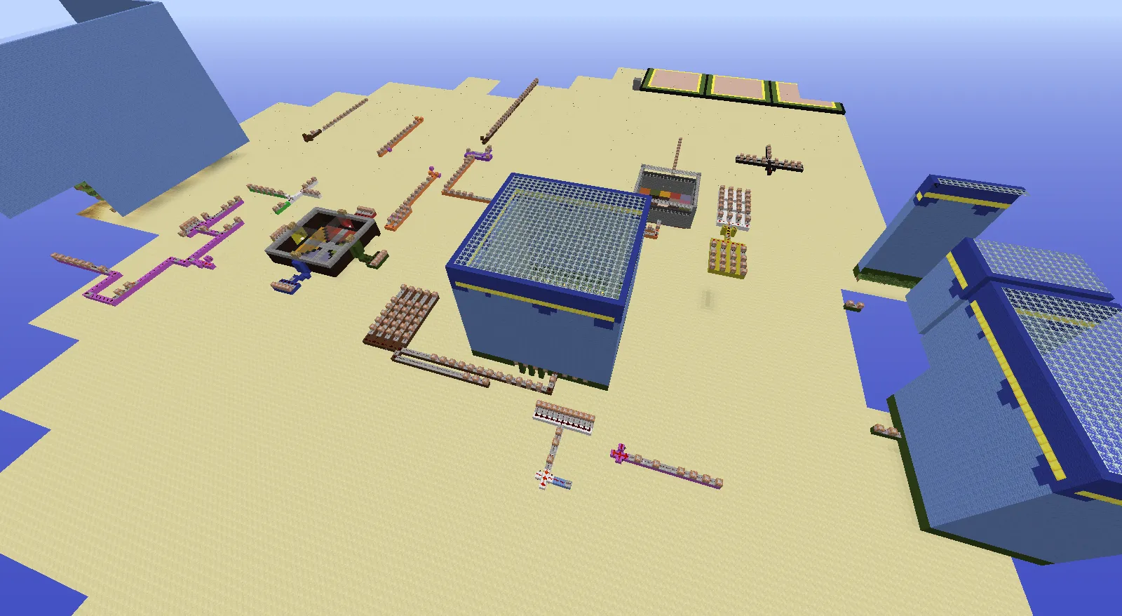 Parkour Sandbox V1.5, Карты, Minecraft