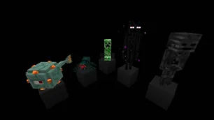 Glowing Hostile Mobs, Текстуры, Minecraft