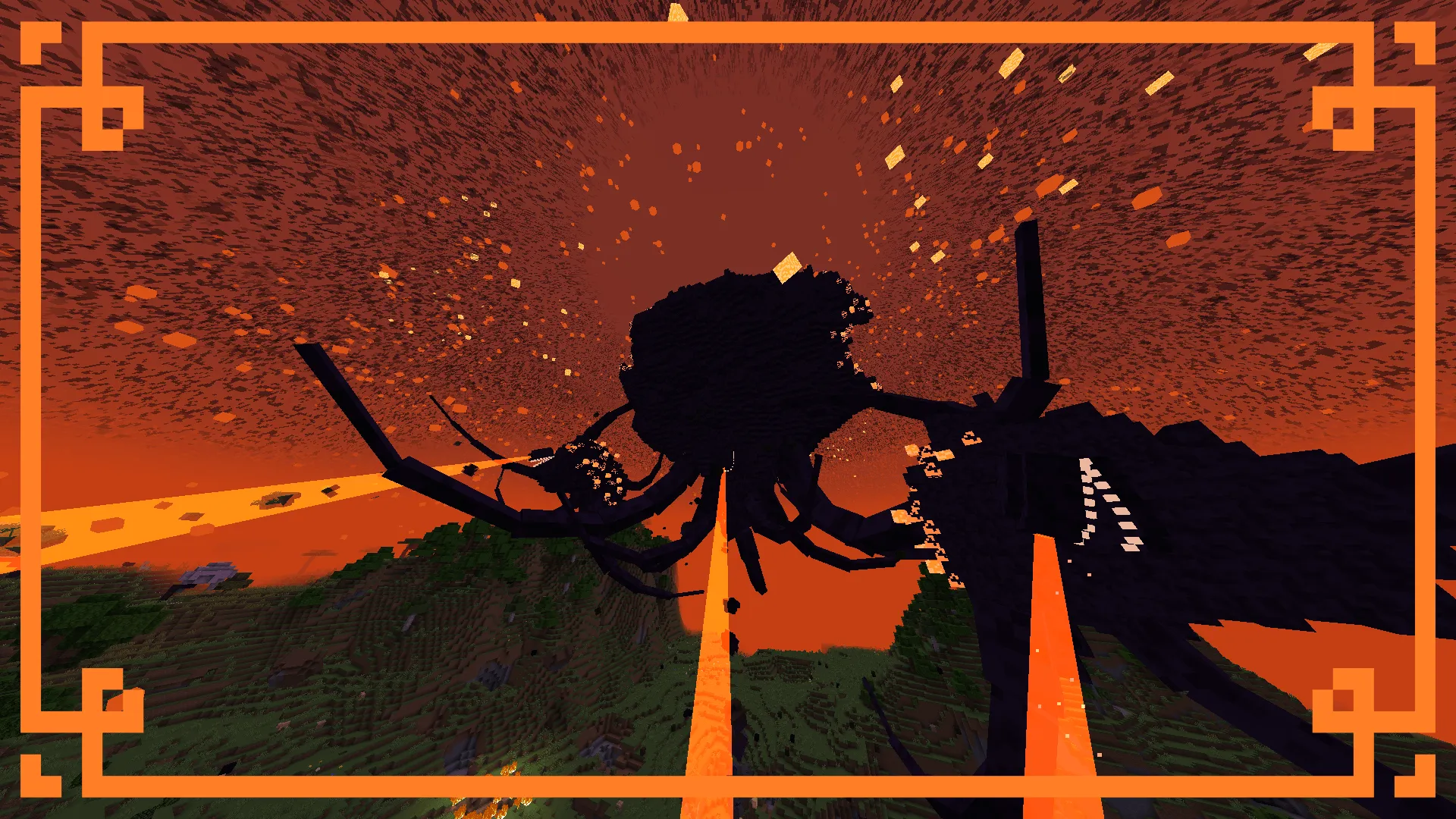 Cracker Exo Storm (wither storm halloween ver) — скриншот 11 (Текстуры, Minecraft)