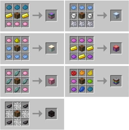 LDShadowLady's More Crafting Tables Rebrushed — скриншот 3 (Моды, Minecraft)