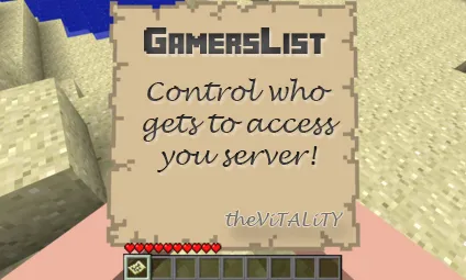 GamersList — скриншот 1 (Плагины, Minecraft)