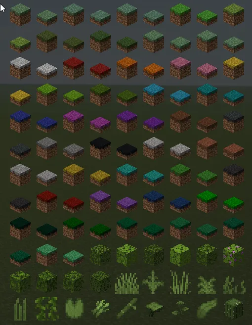 Grasses - Tinted Realms, Моды, Minecraft
