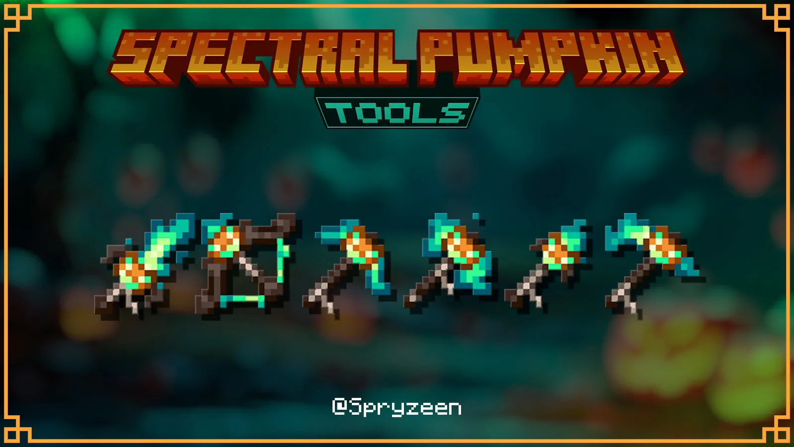 Spryzeen's Spectral Pumpkin Tools — скриншот 1 (Текстуры, Minecraft)