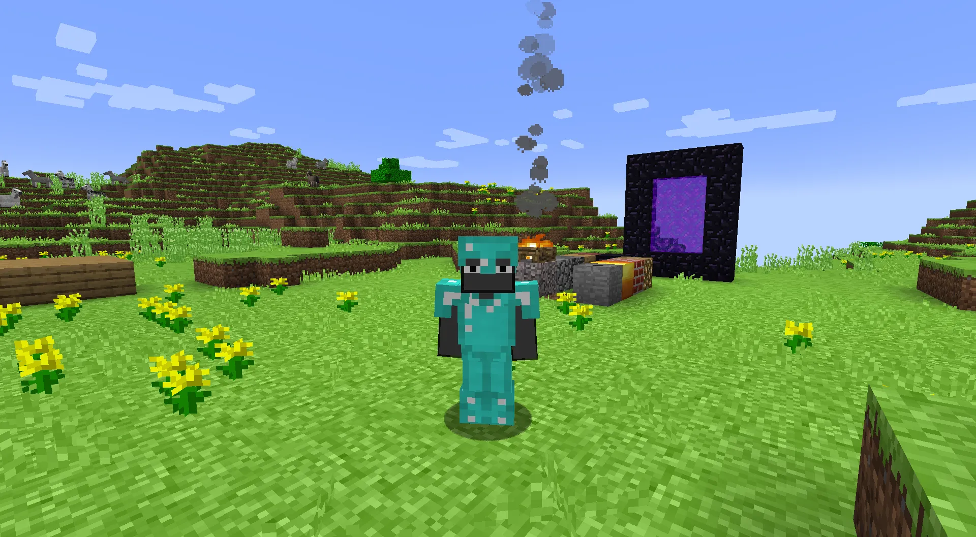 Acraft - The game... with 0.1 textures ! — скриншот 7 (Текстуры, Minecraft)