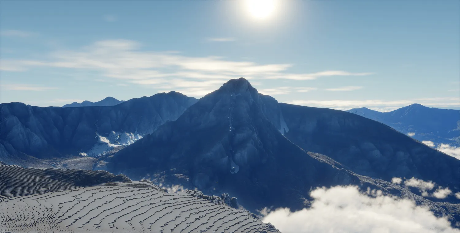 Mount of the Holy Cross, Карты, Minecraft