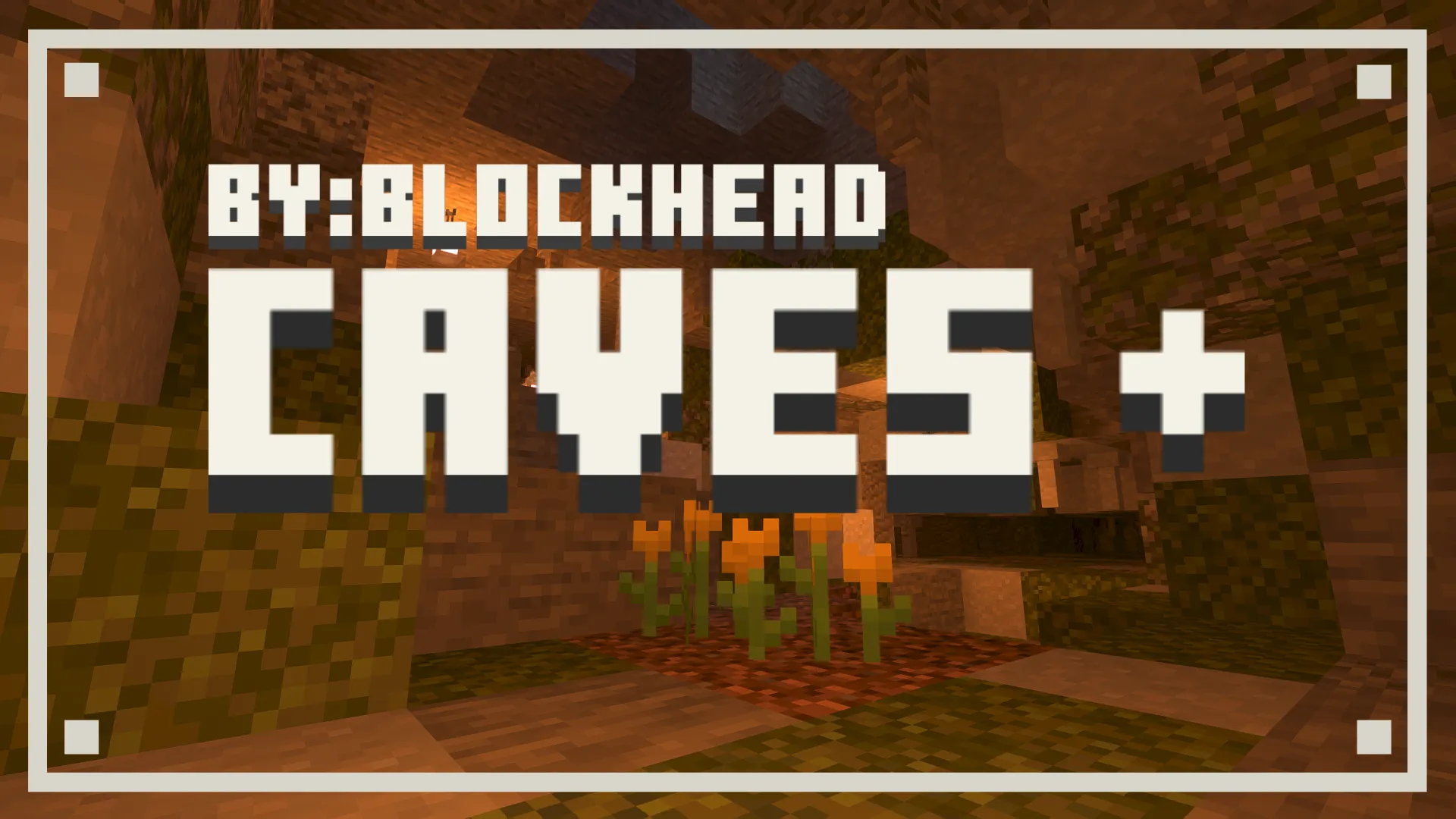 Caves Plus 𝕍𝟛.𝟝 — скриншот 1 (Текстуры, Minecraft)