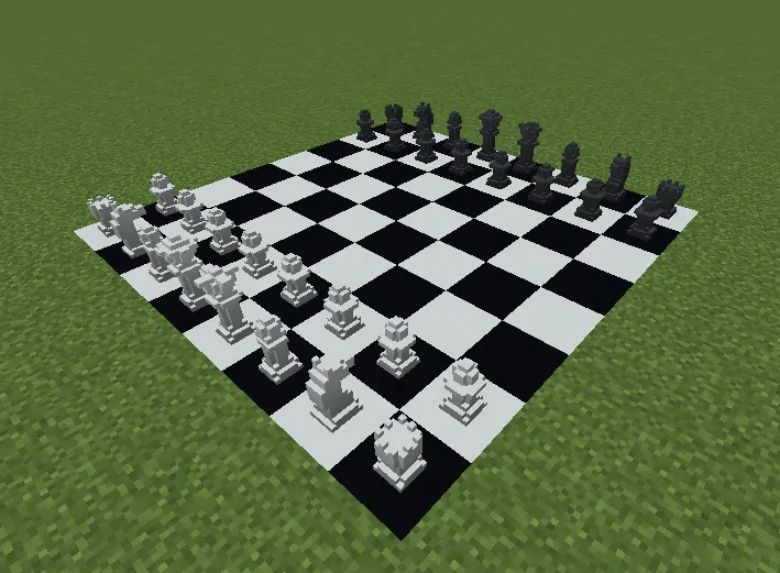 Chess but cube, Текстуры, Minecraft