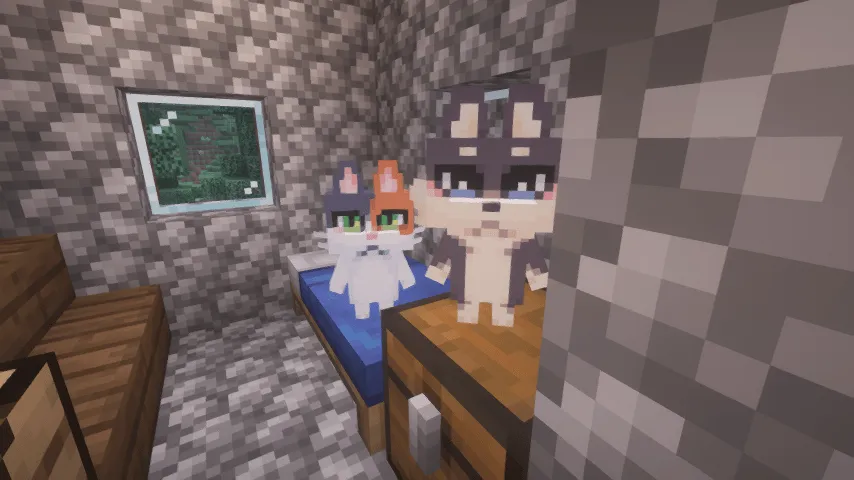 Wagi's Furry Villager, Текстуры, Minecraft