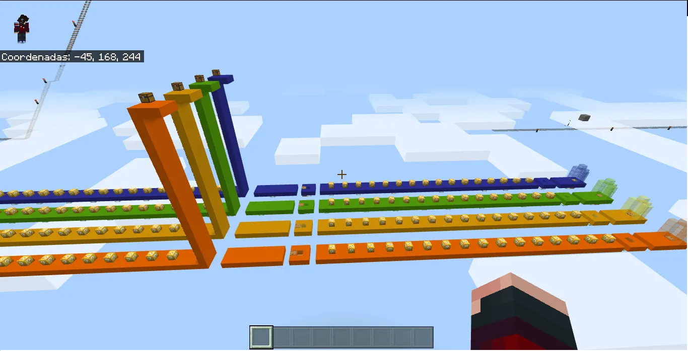 LuckyBlocksRace v1.0 For Java — скриншот 2 (Карты, Minecraft)