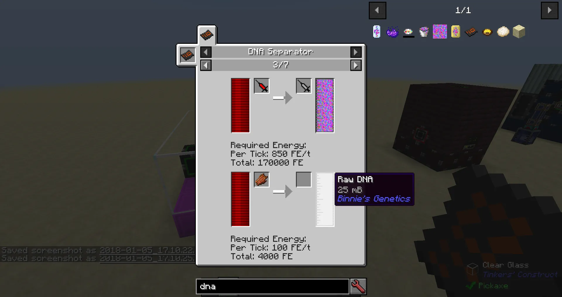 DNS' MM Machines - DNA Seperator, Кастомизации, Minecraft