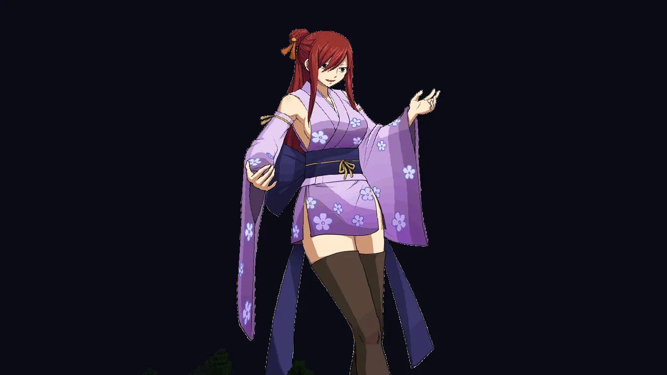Erza Scarlet sky, Текстуры, Minecraft