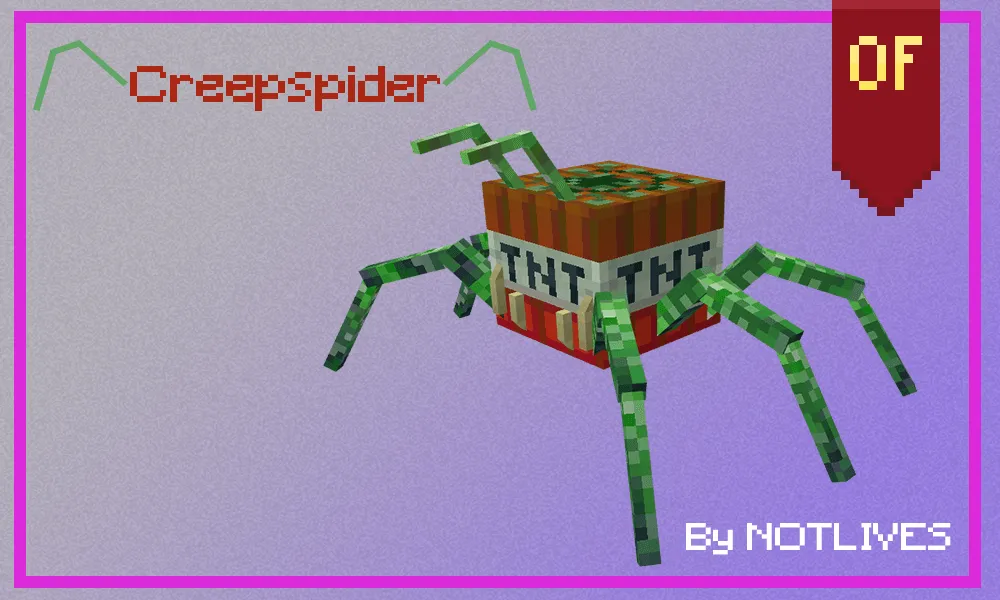 NOTLIVES's Creep spider, Текстуры, Minecraft