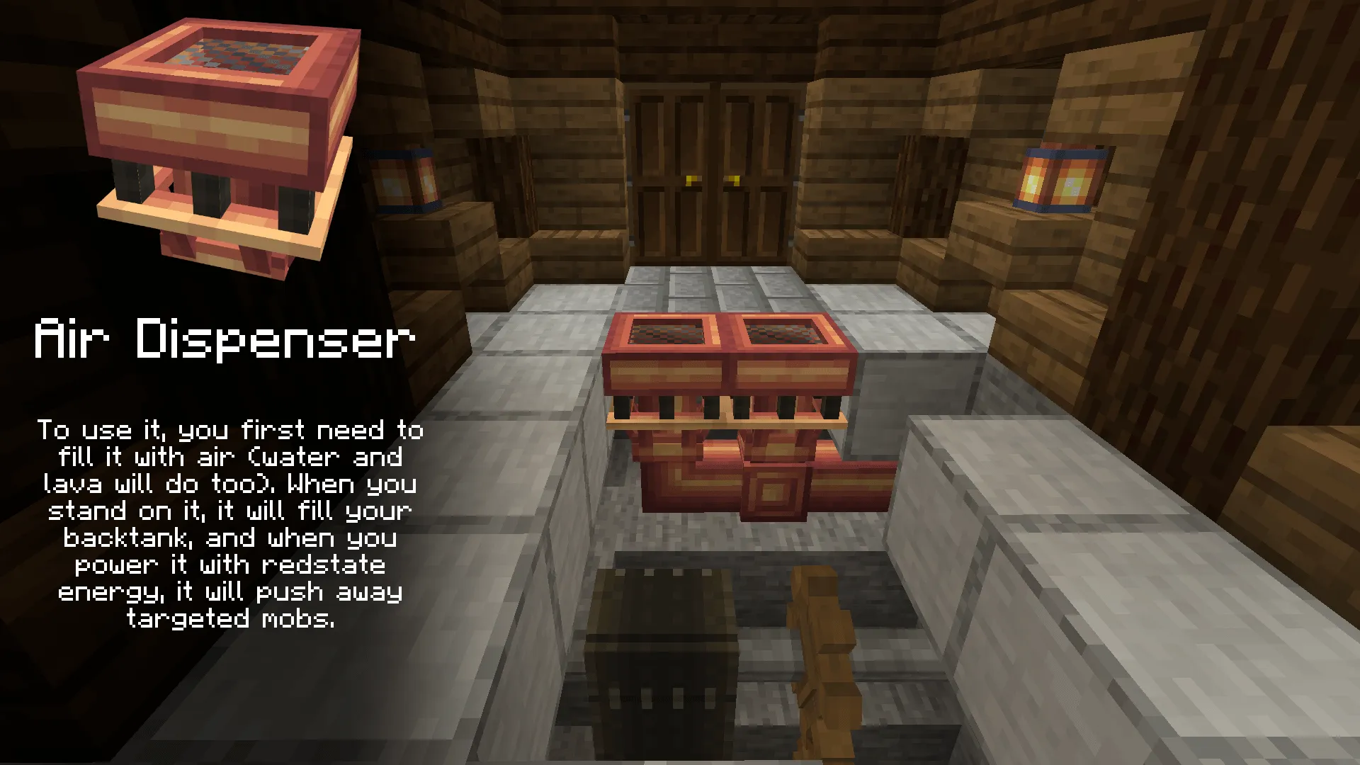 Create: pneumatic equipment, Моды, Minecraft