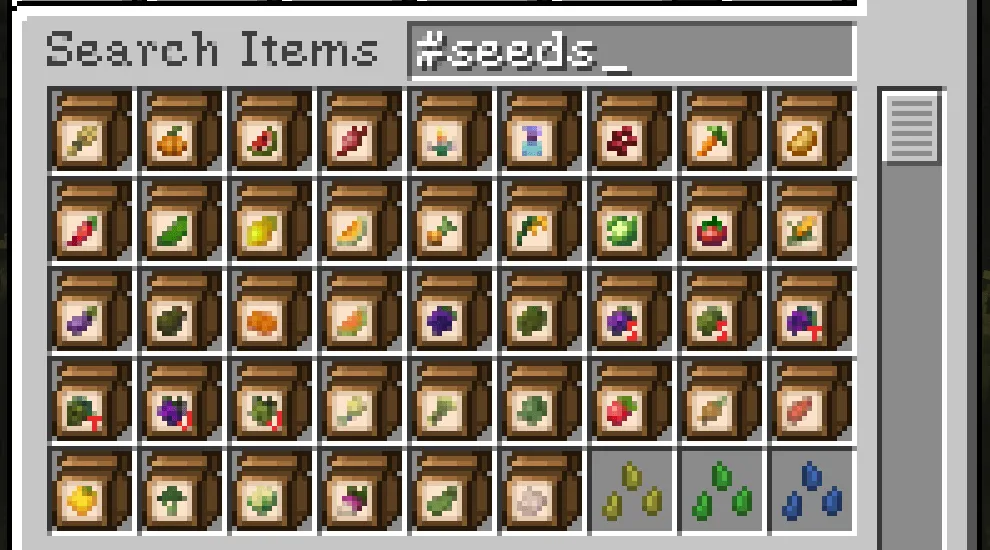 Seed Bags Modded Compat — скриншот 2 (Текстуры, Minecraft)