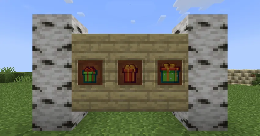 Gift Box Items Pack [Java] — скриншот 1 (Кастомизации, Minecraft)
