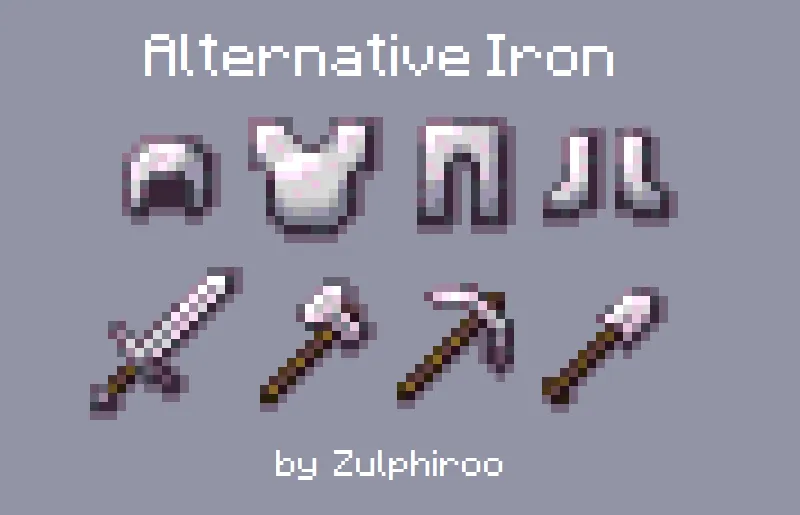 Alternative Iron Items, Текстуры, Minecraft