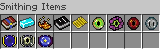 Smithing Items — скриншот 1 (Моды, Minecraft)