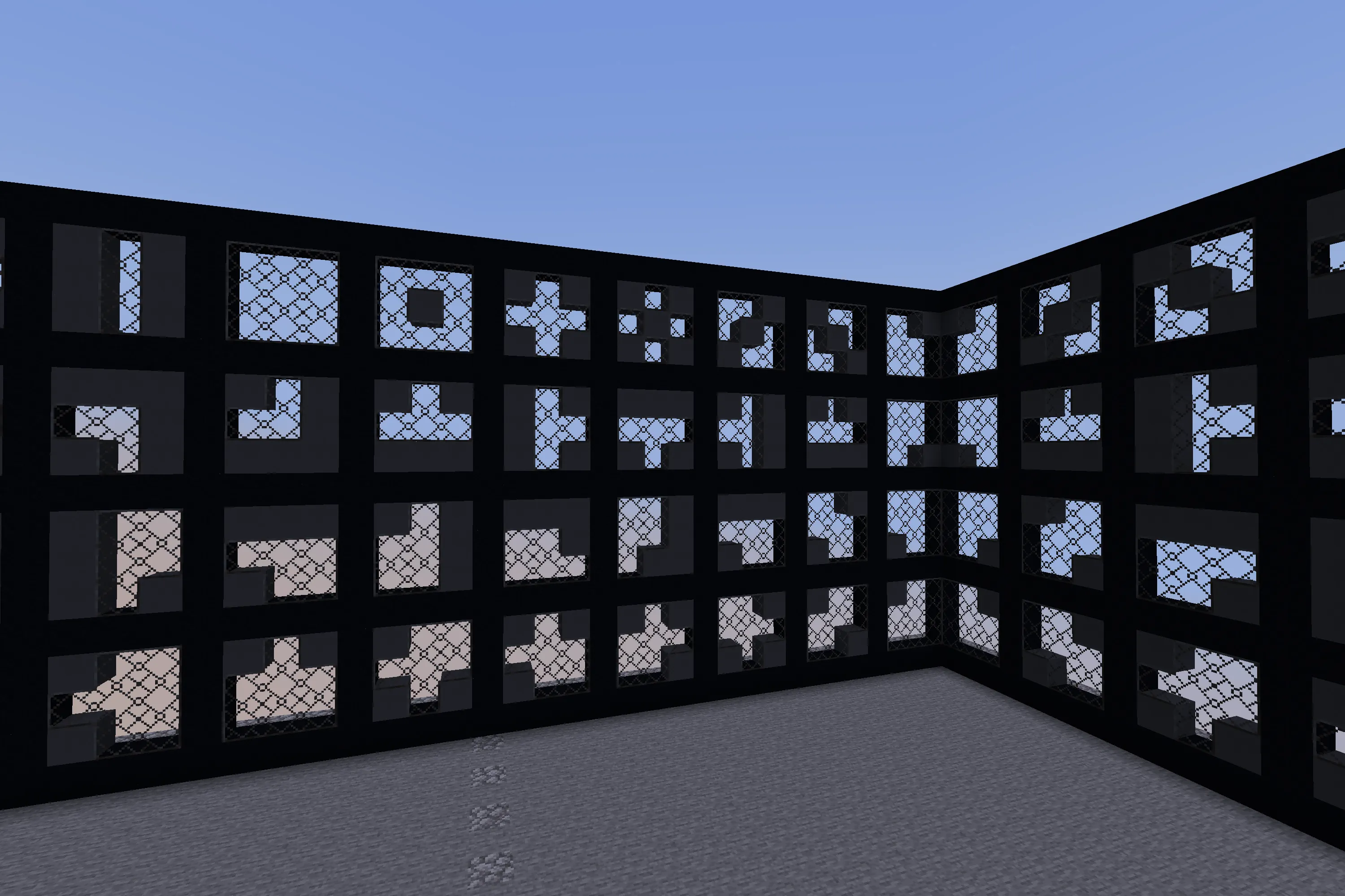 Connected_Clean_Glass_Fusion, Текстуры, Minecraft