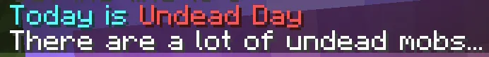 Special Day Events (Data Pack) — скриншот 4 (Текстуры, Minecraft)