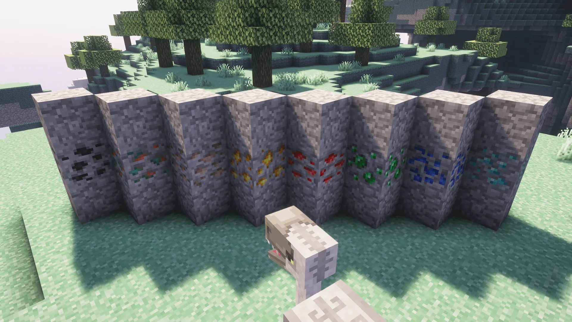 Aether: Basic Ores — скриншот 1 (Моды, Minecraft)