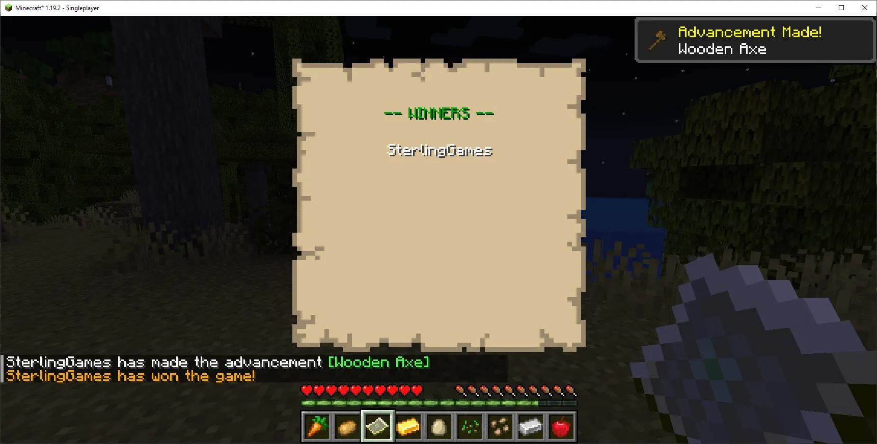 Advancement Bingo Game — скриншот 9 (Моды, Minecraft)