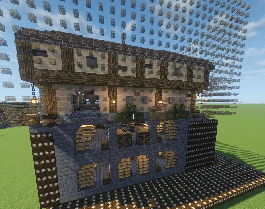 Medieval Oak Extension and Optimization Style Pack for MineColonies — скриншот 2 (Аддоны, Minecraft)