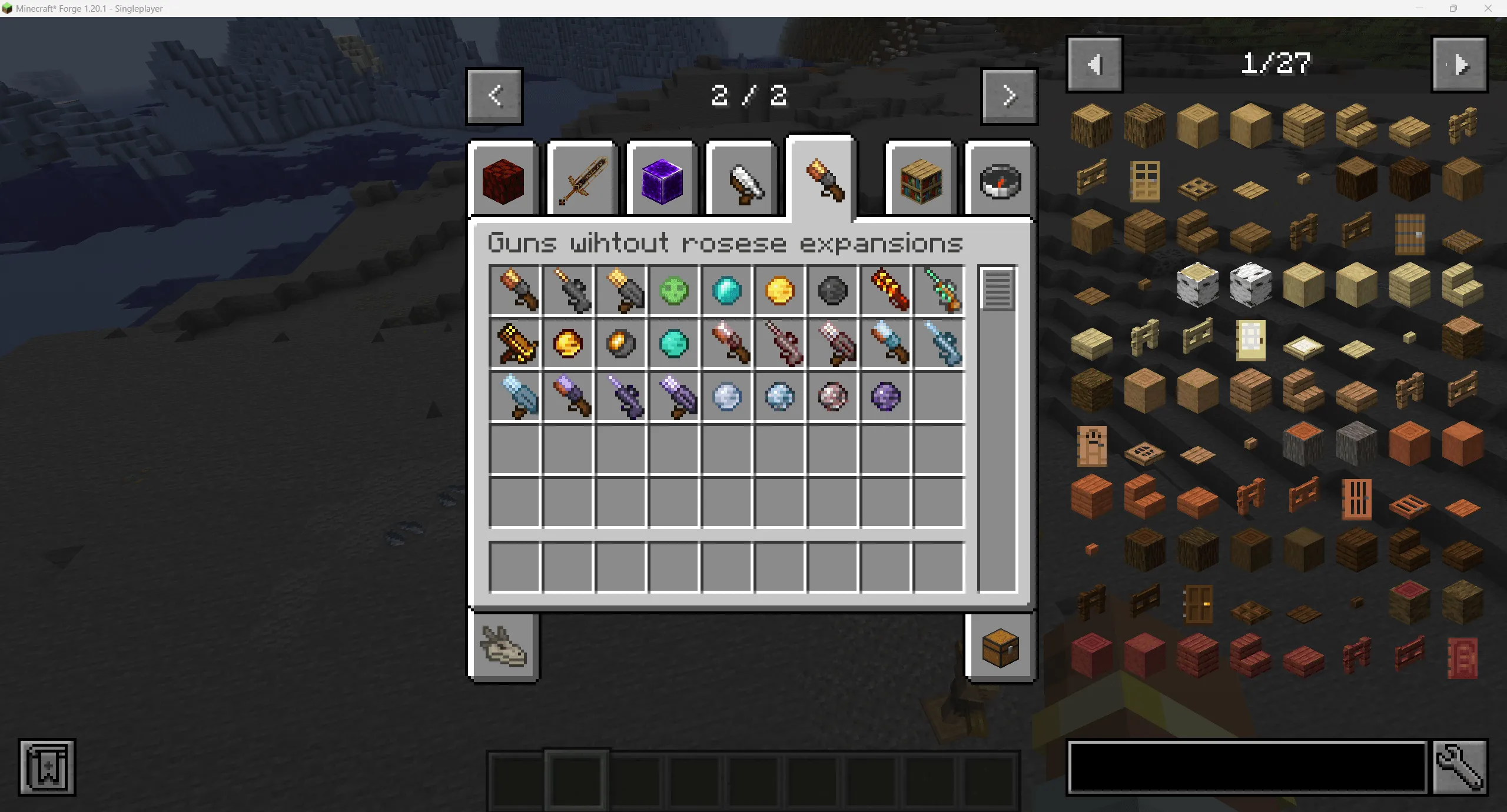 Guns Without Roses : expansions, Моды, Minecraft