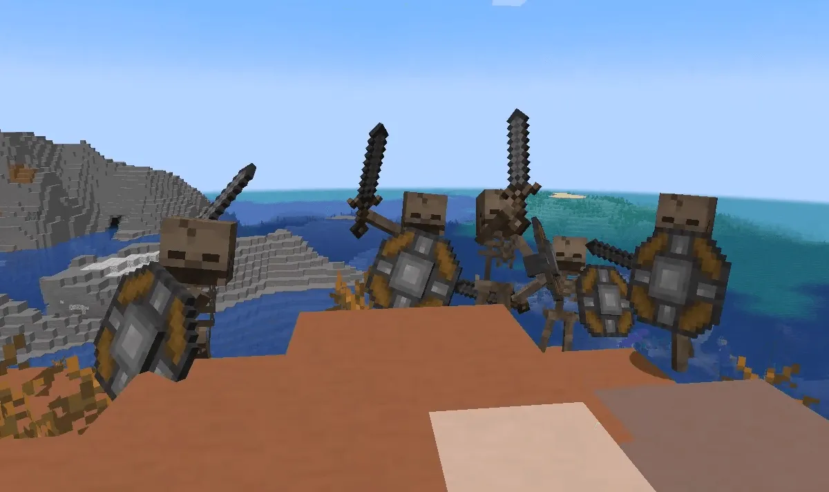 Skyrims Skeletons Meme, Моды, Minecraft