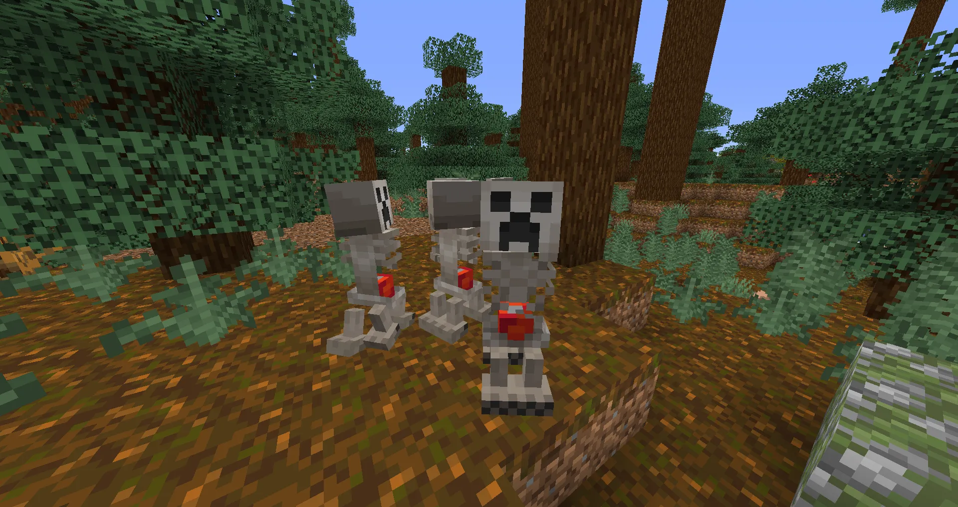 Skeleton Creeper, Текстуры, Minecraft