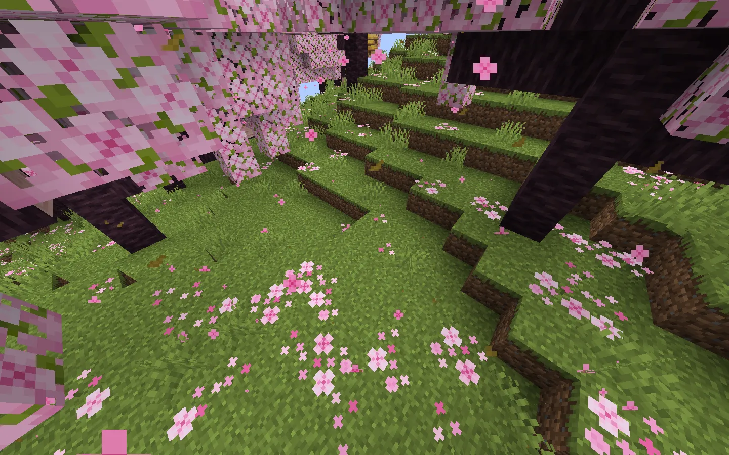 Cherry Flower Particles — скриншот 2 (Текстуры, Minecraft)
