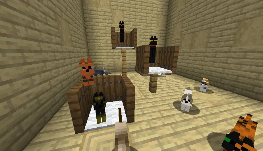 some cats and wild cats, Текстуры, Minecraft