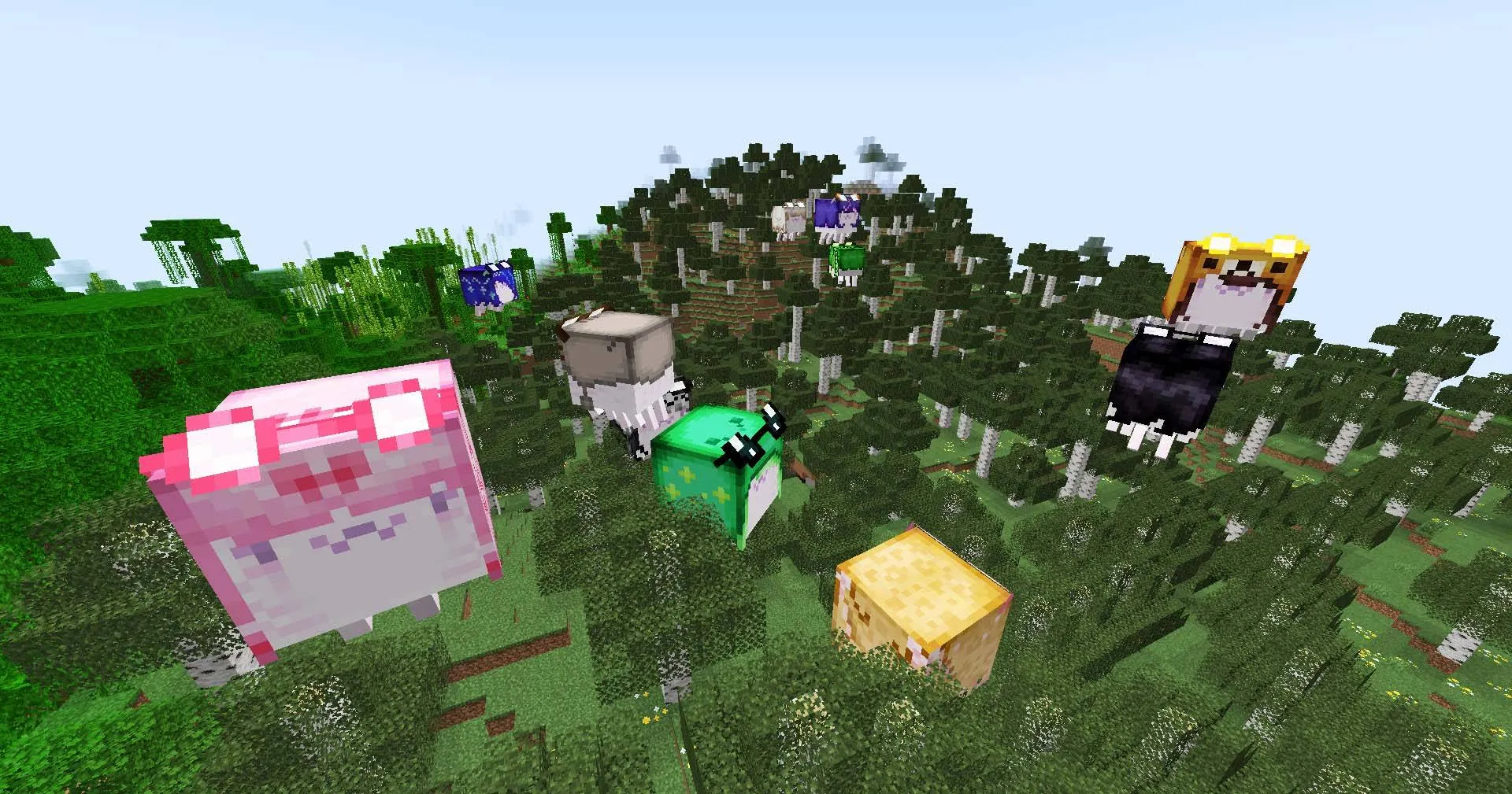 Luvstar’s Kawaii Happy Ghasts — скриншот 10 (Текстуры, Minecraft)