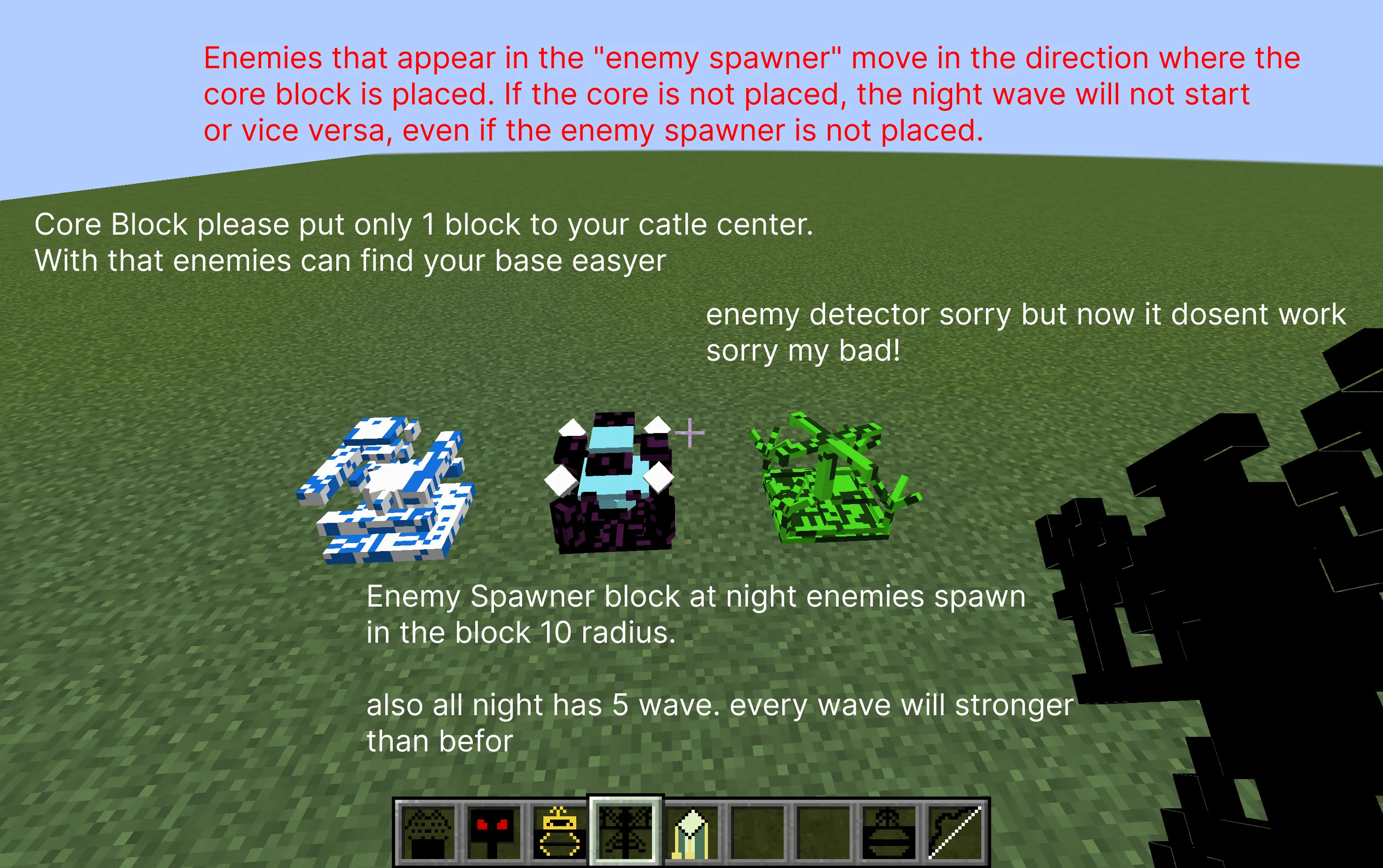 DefendCraft, Моды, Minecraft