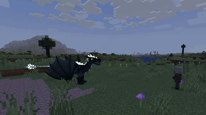 Crystcursed Dragon (Dragon Survival Add-On), Моды, Minecraft