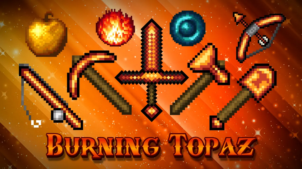 Burning Topaz — скриншот 3 (Текстуры, Minecraft)