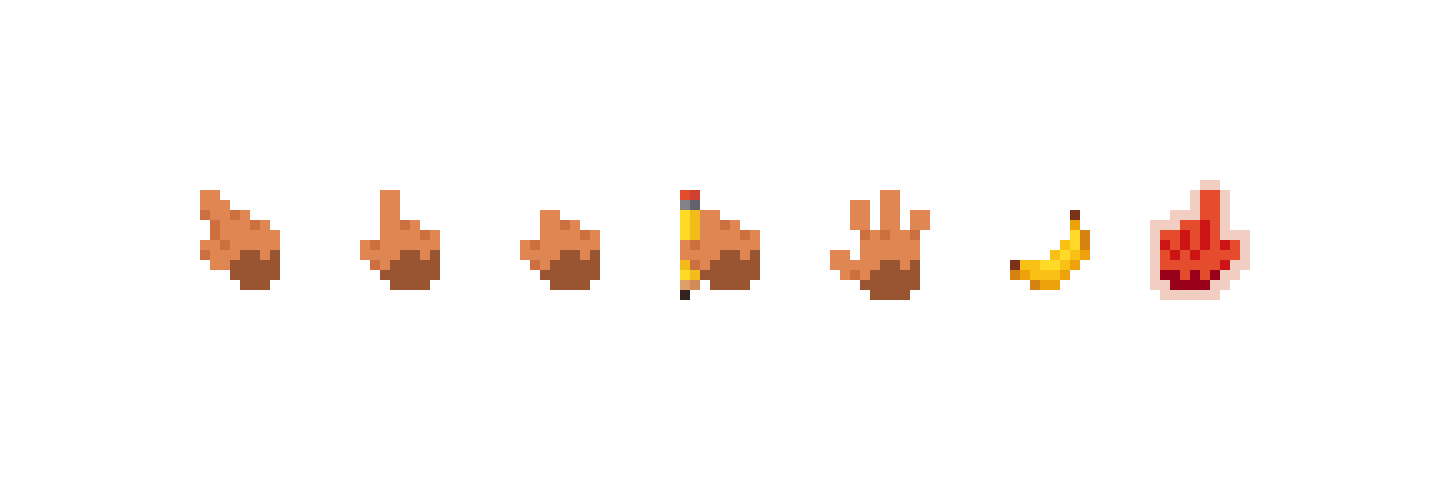 Monkey-Style Cursors — скриншот 3 (Текстуры, Minecraft)