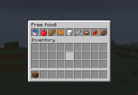 FreeFood — скриншот 2 (Плагины, Minecraft)