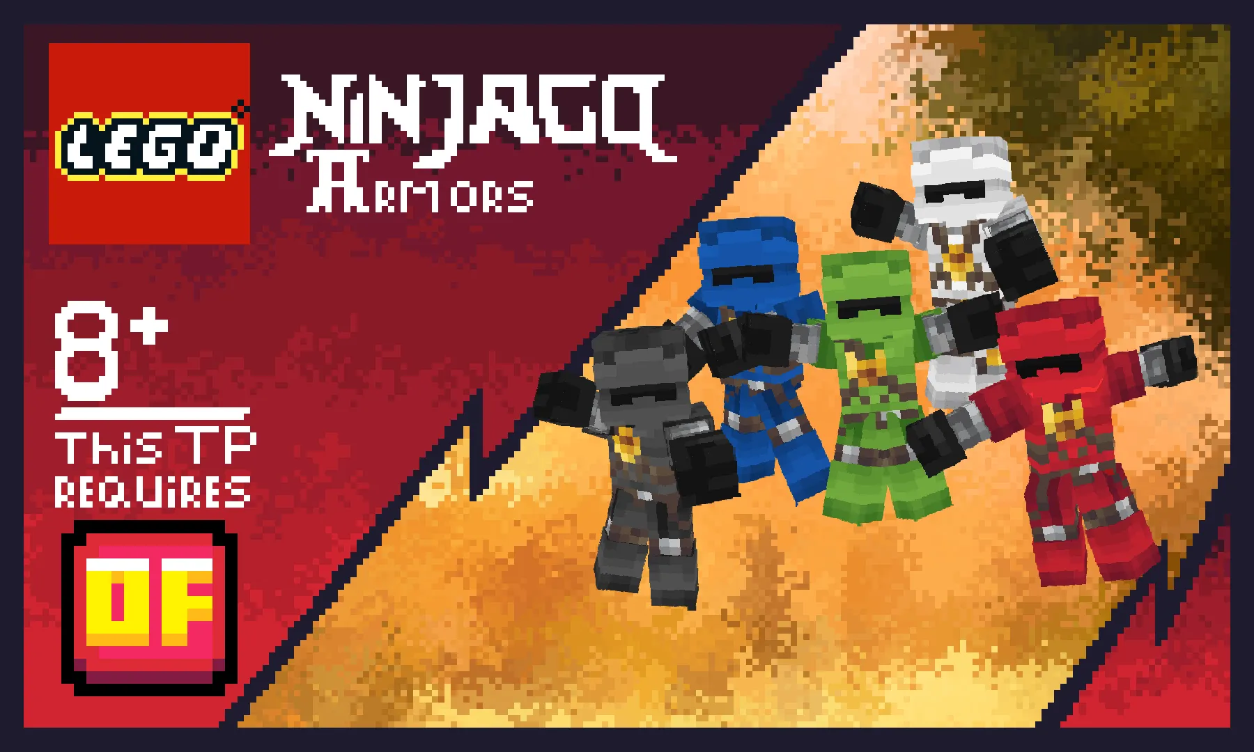 Ninjago Armors by FabichGM, Текстуры, Minecraft